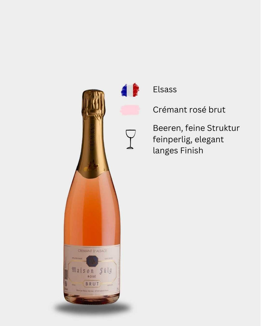 JULG - "Crémant Rosé Brut“ - Weinwunder