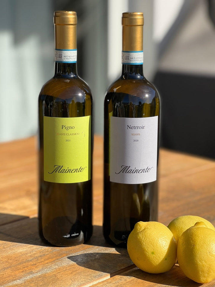 Cantina Corte Mainente, "Netrroir", 2020 vor Tischdeko
