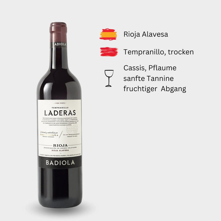 BADIOLA, "Laderas", 2018, Rioja, Spanien - Weinwunder