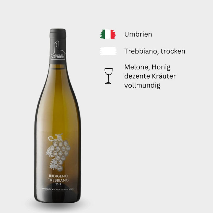 Chiesa del Carmine, "Indigeno Trebbiano", 2019, Umbrien, Italien - Weinwunder