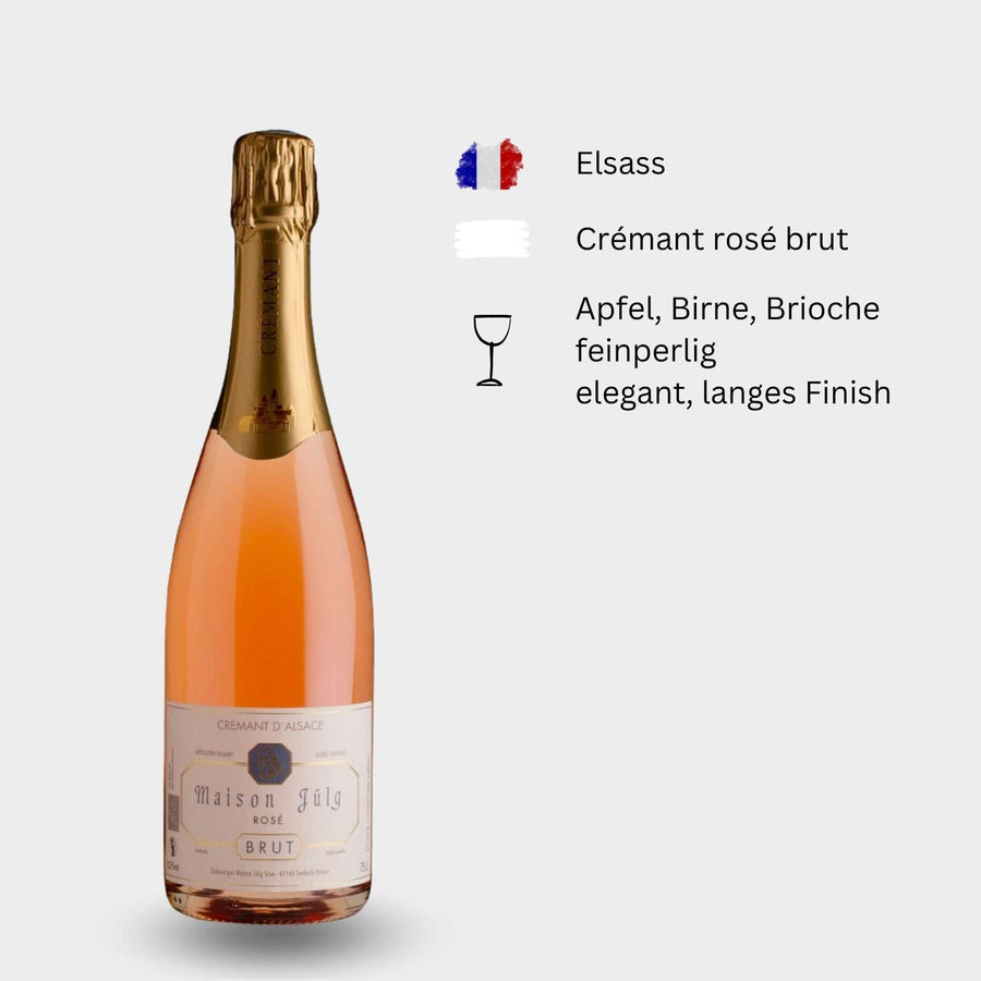 JULG - "Crémant Rosé Brut“ - Weinwunder