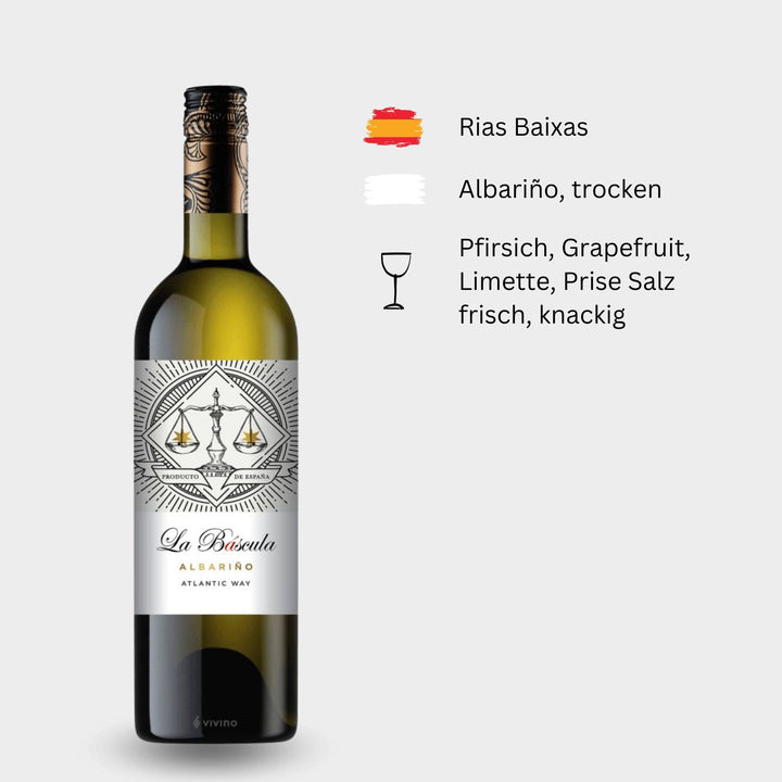 La Báscula, "Atlantic Way", Albariño, 2022, Rías Baixas, Spanien - Weinwunder