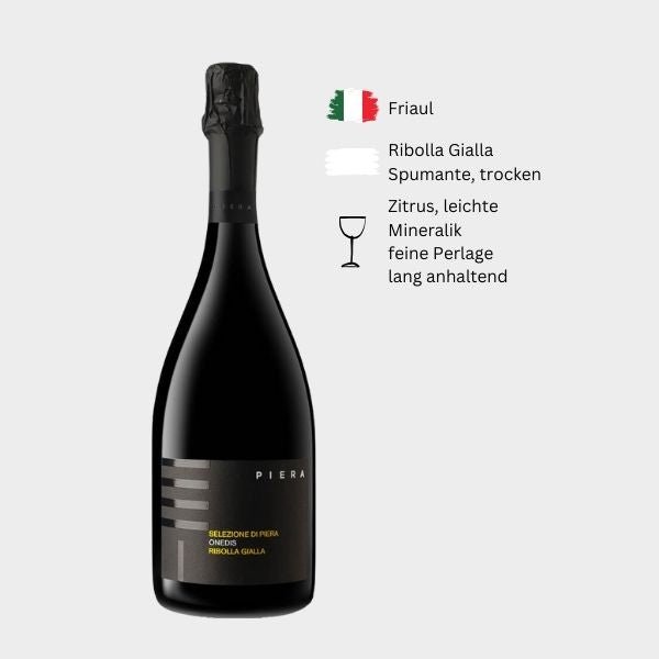 PIERA 1899, "Ribolla Gialla Spumante Millesimato" - Weinwunder
